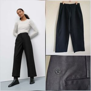 Lululemon Utilitech Relaxed Mid-rise Trouser 7/8 length Size 8 Black